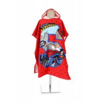 Prosop Poncho Copii Cu Gluga Bumbac 100 Superman