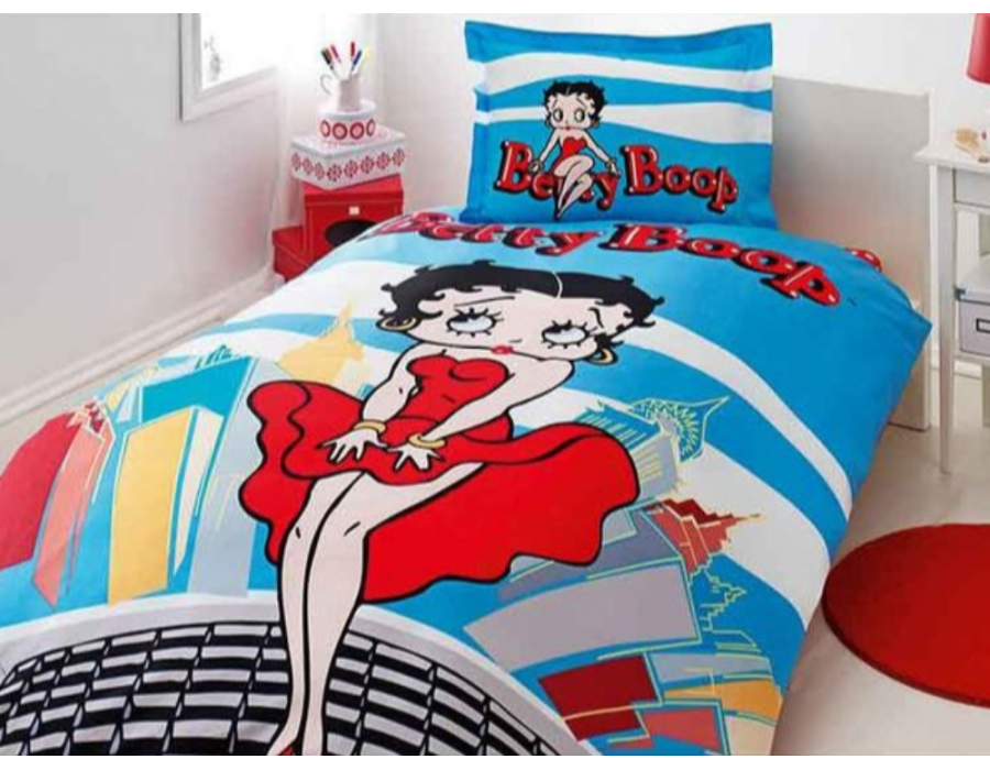 Lenjerie de pat copii Bumbac 100% Betty Boop